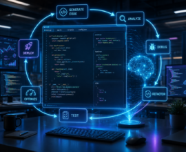 Claude Code Loops AI-powered coding workflow guide illustration