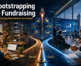 Bootstrapping vs Fundraising comparison guide for startup founders