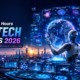 Last 24 Hours AI Tech News 2026 featured image showing a futuristic AI robot interacting with a holographic globe, AI dashboards, machine learning, generative AI, robotics, cloud AI, cybersecurity, quantum computing, and smart city technology.