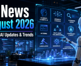 AI News August 2026 biggest AI updates and trends featuring AI agents, generative AI, AI coding, cybersecurity, and automation