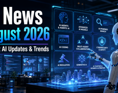 AI News August 2026 biggest AI updates and trends featuring AI agents, generative AI, AI coding, cybersecurity, and automation
