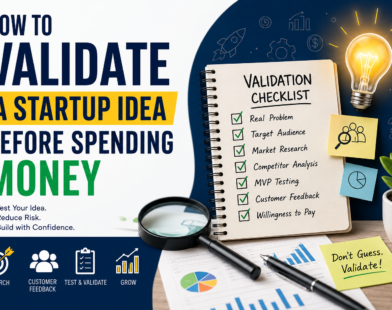 How to validate a startup idea before spending money with market research and customer feedback