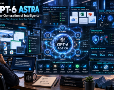 GPT-6 Astra AI intelligence with computer use, agentic workflows, coding, reasoning, science and cybersecurity