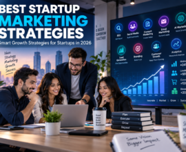 Startup landing page that converts, showing conversion optimization and marketing growth strategies