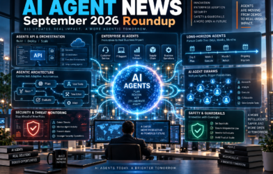 AI agent news September 2026 showing enterprise AI agents, agentic architecture, automation, security, and AI safety