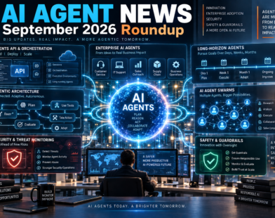 AI agent news September 2026 showing enterprise AI agents, agentic architecture, automation, security, and AI safety