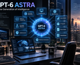 GPT-6 Astra AI model representing a new generation of intelligence, advanced reasoning, computer use, AI agents, coding, research and automation
