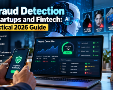 AI fraud detection for startups and fintech with real-time risk scoring dashboard