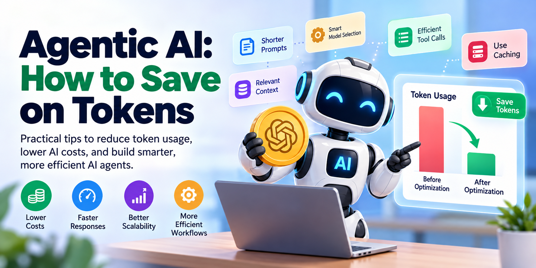 Agentic AI token optimization strategies to reduce AI costs and token usage