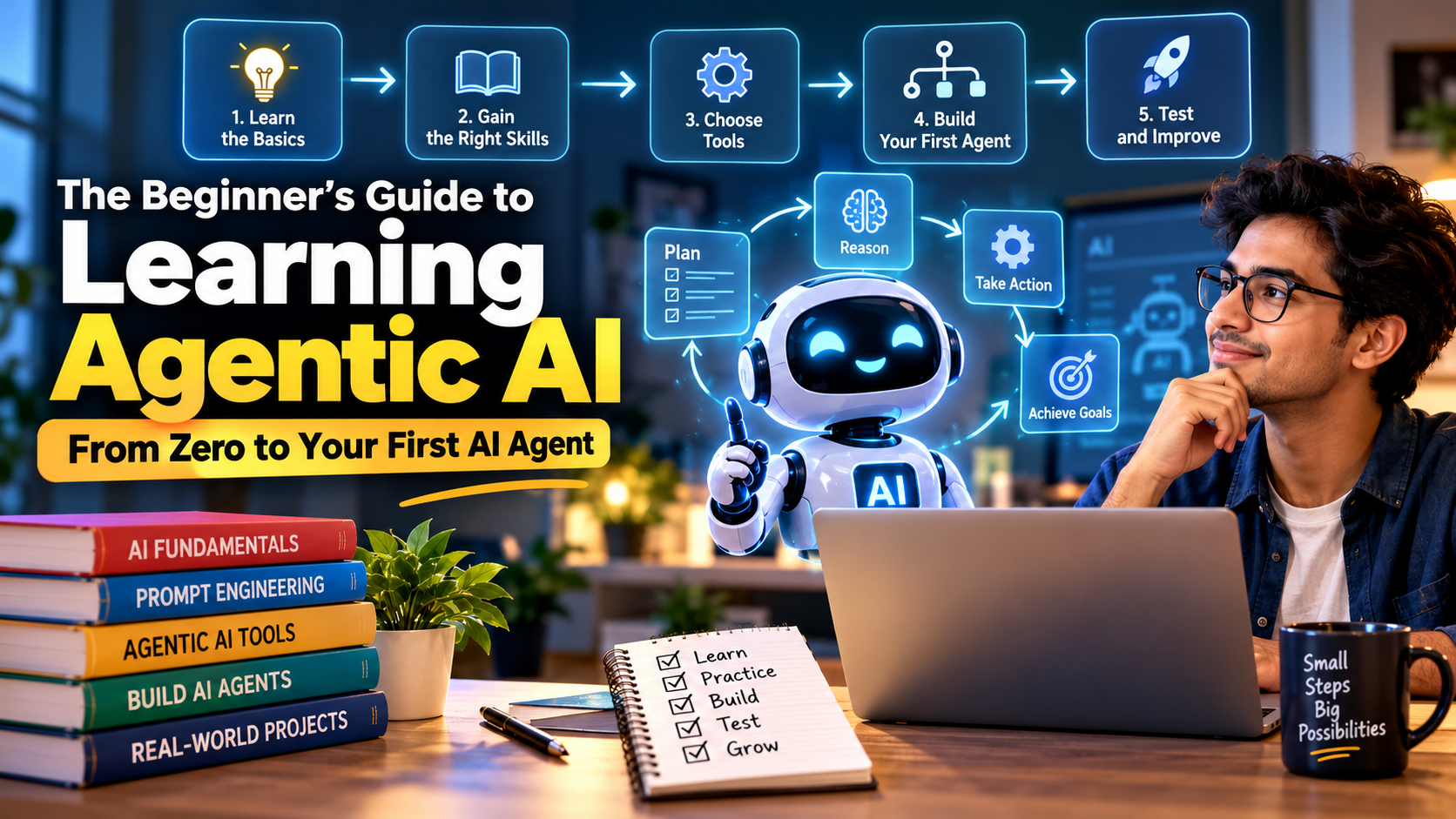 Beginner’s guide to learning agentic AI and building your first AI agent from scratch
