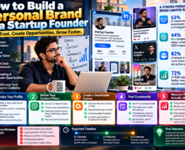 How to build a personal brand as a startup founder through content, consistency, social media, and trust